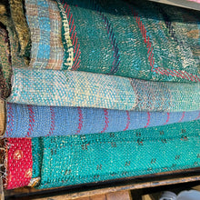 Load image into Gallery viewer, Cotton Kantha Throws