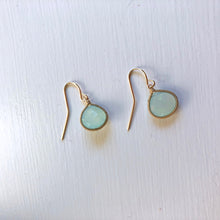 Load image into Gallery viewer, Aqua Chalcedony Earrings