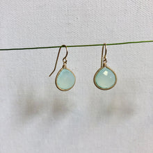 Load image into Gallery viewer, Aqua Chalcedony Earrings