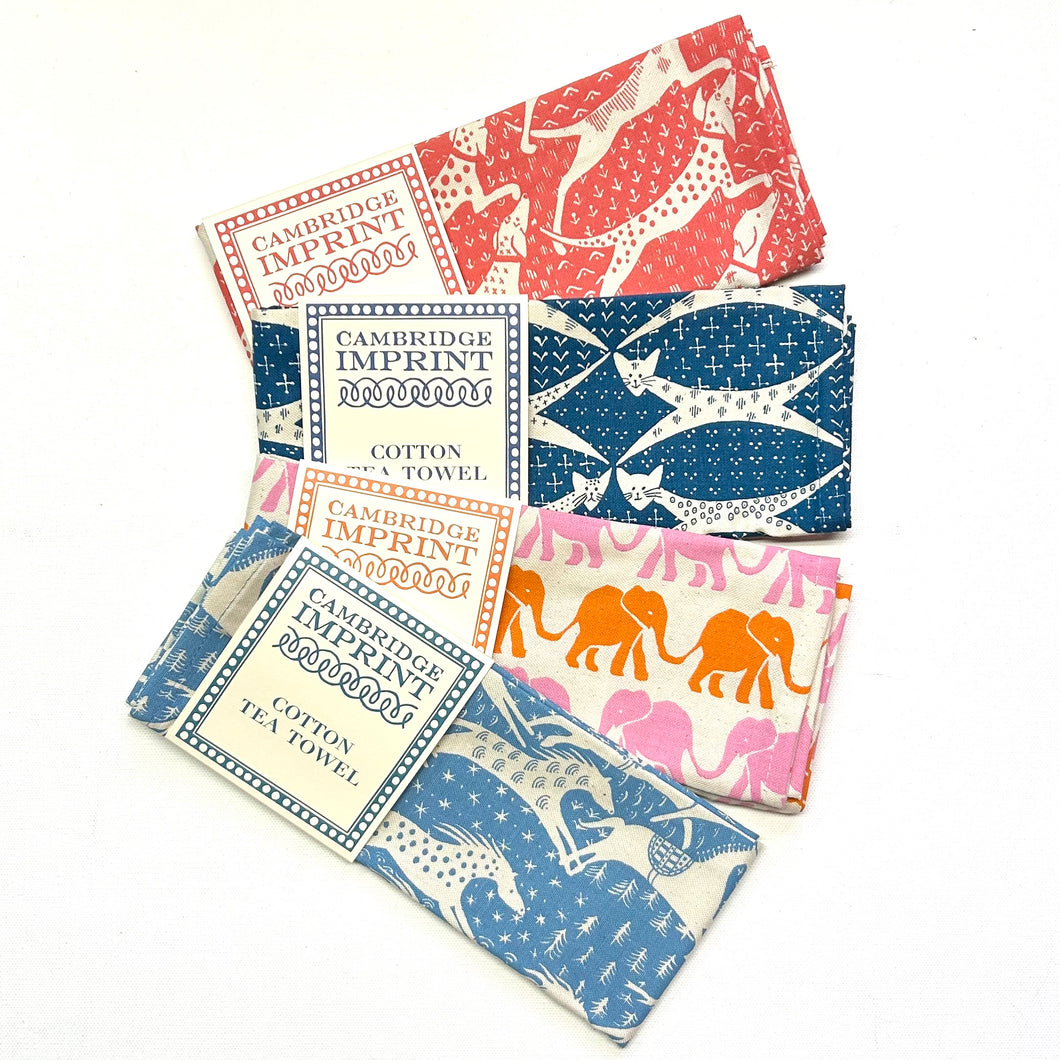 Graphic Print Tea Towels