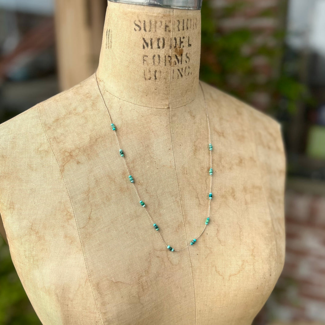 Knotted Turquoise Necklace