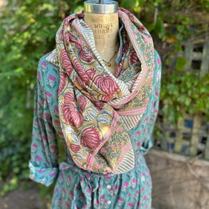 Cotton Floral Scarves