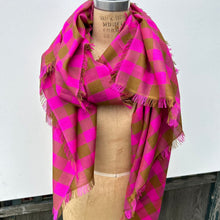 Load image into Gallery viewer, Chroma Check Shawl
