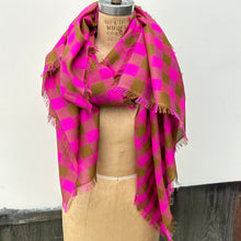 Load image into Gallery viewer, Chroma Check Shawl
