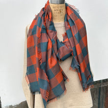 Load image into Gallery viewer, Chroma Check Shawl
