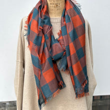 Load image into Gallery viewer, Chroma Check Shawl
