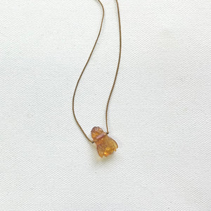 Amber Bee Necklace