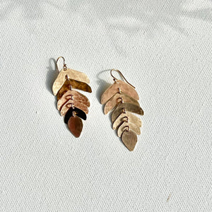 Articulated Leaf Earrings