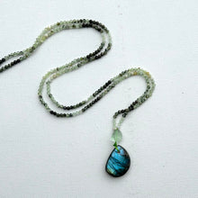 Load image into Gallery viewer, Labradorite Drop Necklace
