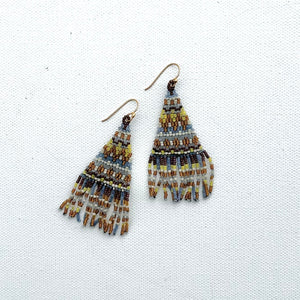 Beaded Fringe Earrings