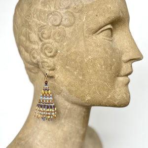 Beaded Fringe Earrings