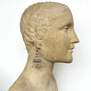 Beaded Fringe Earrings