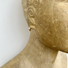Load image into Gallery viewer, Gold Huggy Hoops With Diamonds
