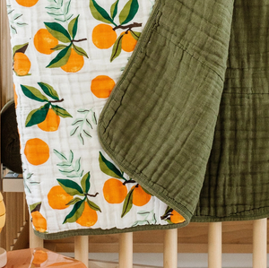 Oranges Baby Quilt