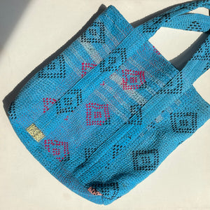 Turquoise Kantha Totes ~ * SALE ! *