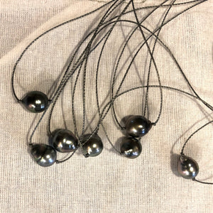 Tahitian Pearl On Cord Necklace ~ * SALE ! *