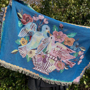 Nathalie Lété Love Birds Tapestry ~ * SALE ! *